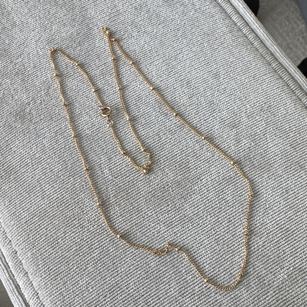 14k Gold Filled Satellite Necklace